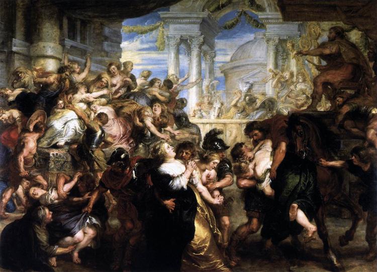 The abduction of the Sabinas, c.1635 - c.1637 - Pierre Paul Rubens