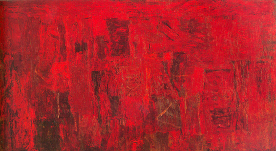 Red Painting, 1950 - Филипп Густон