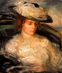 Portrait of Miss Scobell in a Bathchair (The Convalescent) - Philip Wilson Steer