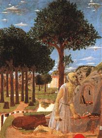 Saint Jérôme pénitent - Piero della Francesca
