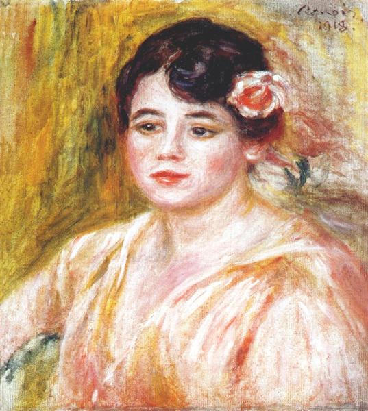Adele besson, 1918 - Pierre-Auguste Renoir