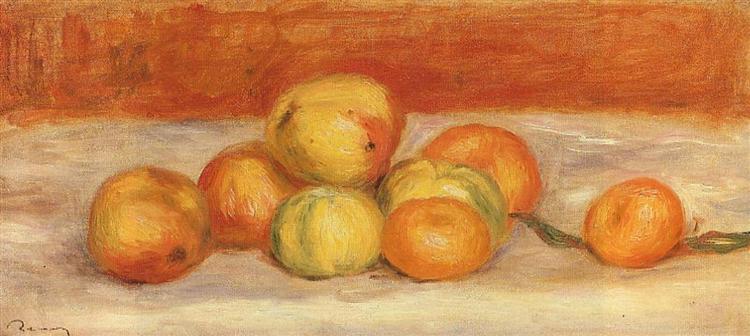 Apples and Manderines, 1901 - 雷諾瓦