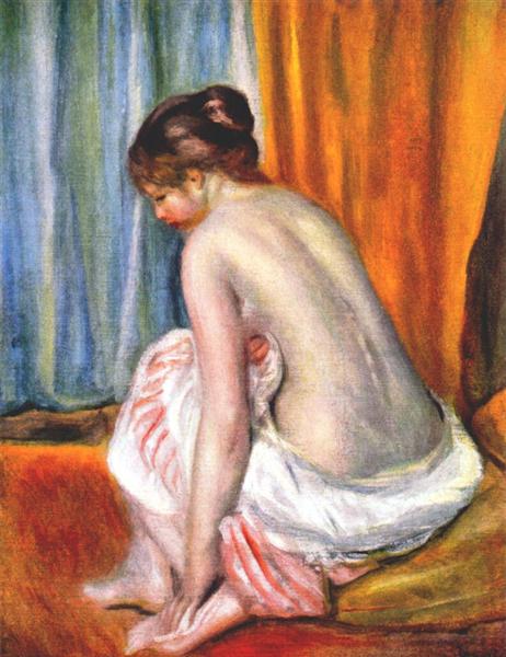 Back view of a bather, 1893 - Pierre-Auguste Renoir