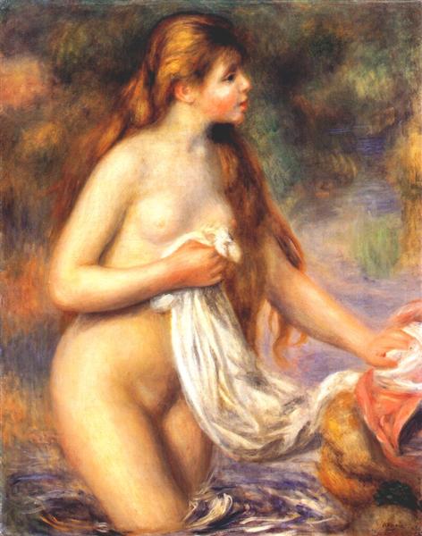 Bather, c.1895 - Auguste Renoir