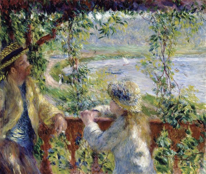 By the Water (Near the Lake), c.1880 - Auguste Renoir