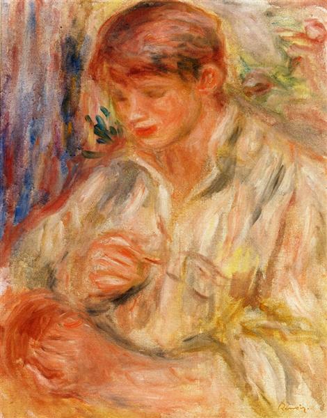 Claude Renoir Potting, 1916 - Pierre-Auguste Renoir