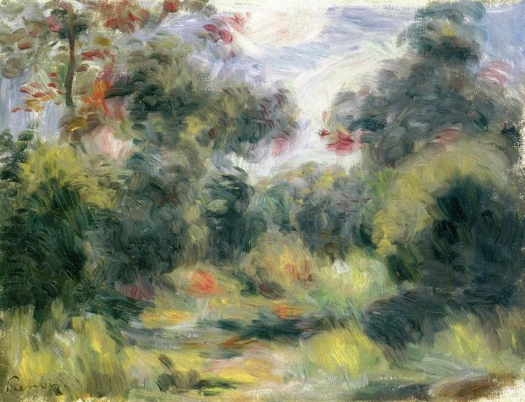 Clearing - Pierre-Auguste Renoir