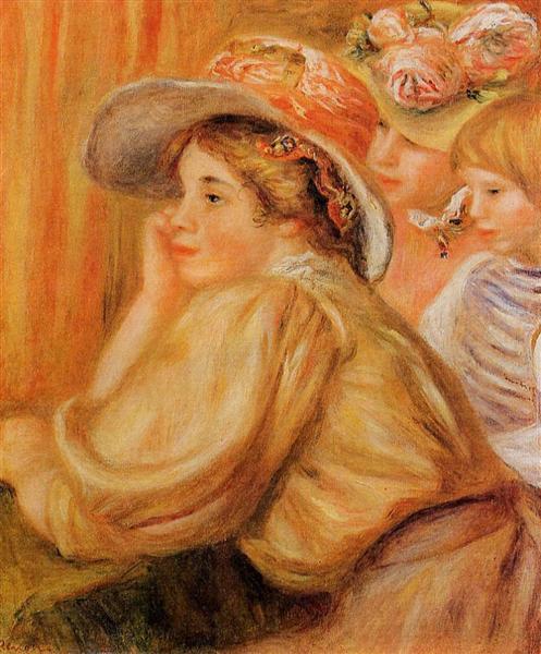Coco and Two Servants, 1910 - Pierre-Auguste Renoir