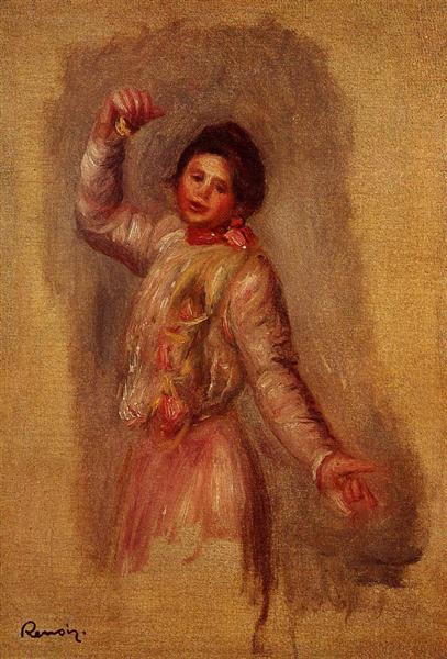 Dancer with Castenets, 1895 - 雷諾瓦