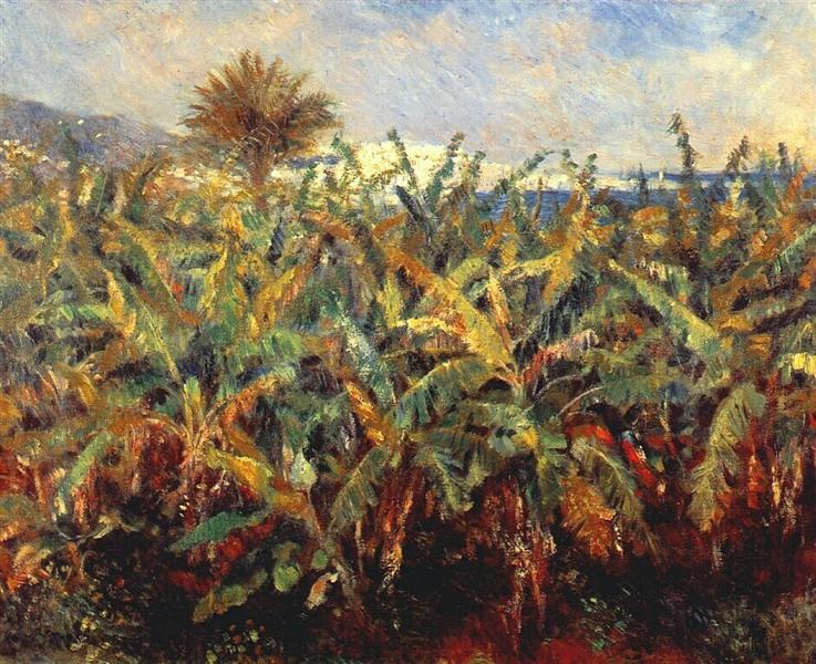 Field of Banana Trees, 1881 - Пьер Огюст Ренуар