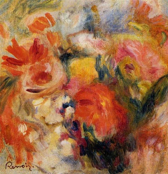 Flower Study, 1913 - 雷諾瓦