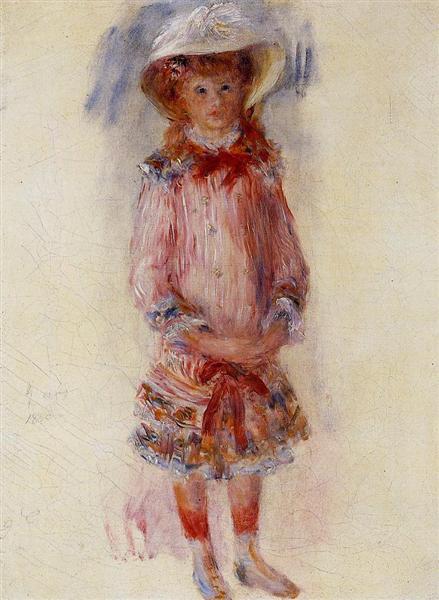 Georgette Charpentier Standing, 1880 - Пьер Огюст Ренуар