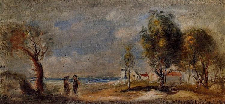 Landscape (after Corot), 1898 - 雷諾瓦
