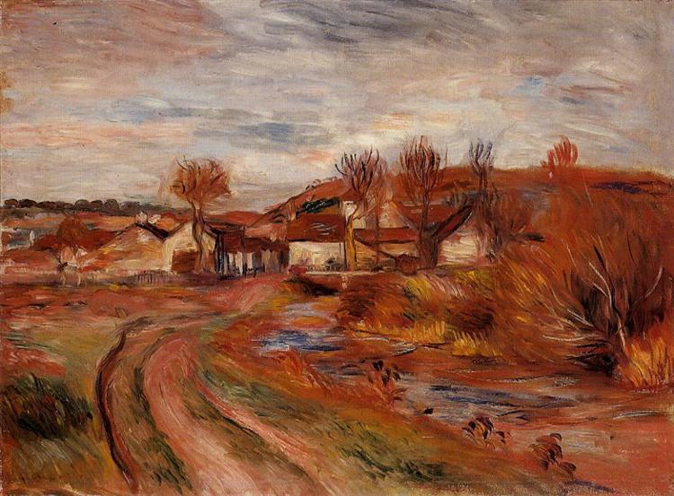 Landscape in Normandy, 1895 - Пьер Огюст Ренуар