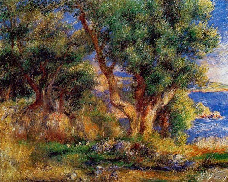 Landscape near Manton, 1883 - Pierre-Auguste Renoir