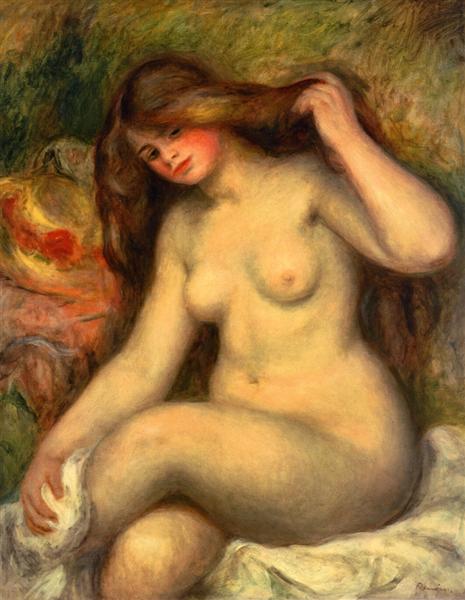 Large Bather with Crossed Legs, 1904 - Пьер Огюст Ренуар