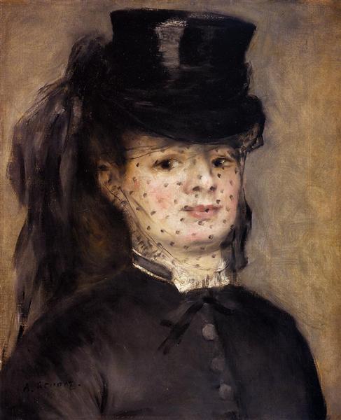 Madame Darras as an Horsewoman, 1873 - Pierre-Auguste Renoir