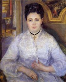 Madame Victor Chocquet - Auguste Renoir