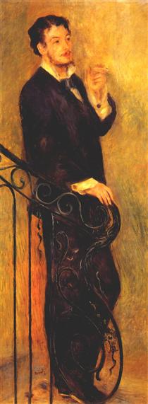 Man on a Staircase - Pierre-Auguste Renoir