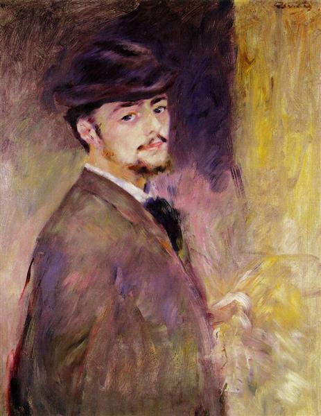 Self-Portrait at the Age of Thirty Five, 1876 - Pierre-Auguste Renoir
