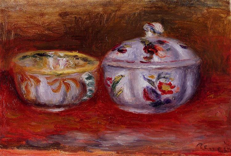 Still Life with Fruit Bowl - Пьер Огюст Ренуар