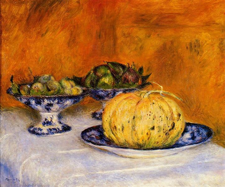 Still Life with Melon, 1882 - Пьер Огюст Ренуар
