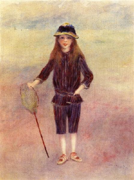 The Little Fishergirl, 1879 - 雷諾瓦