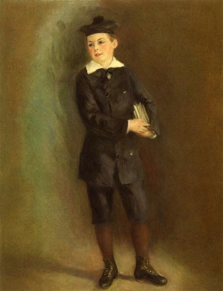 The Little School Boy, 1879 - 雷諾瓦