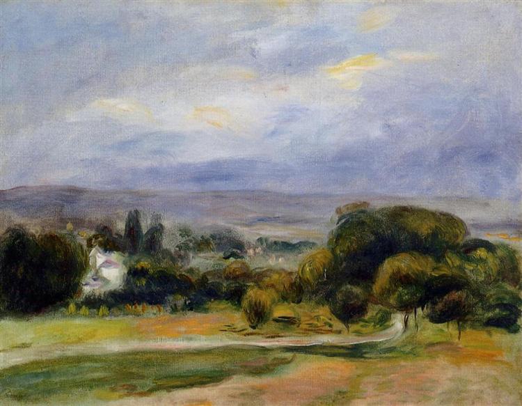 The Path, c.1895 - 雷諾瓦