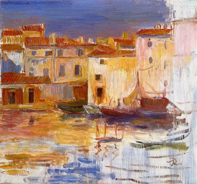 The Port of Martigues, 1888 - Пьер Огюст Ренуар