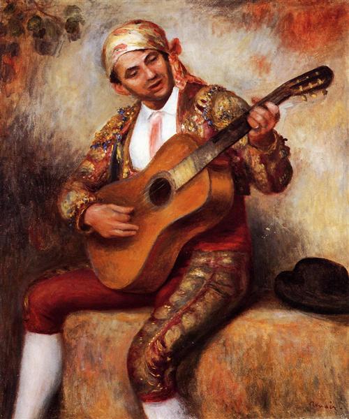 The Spanish Guitarist, 1897 - Pierre-Auguste Renoir