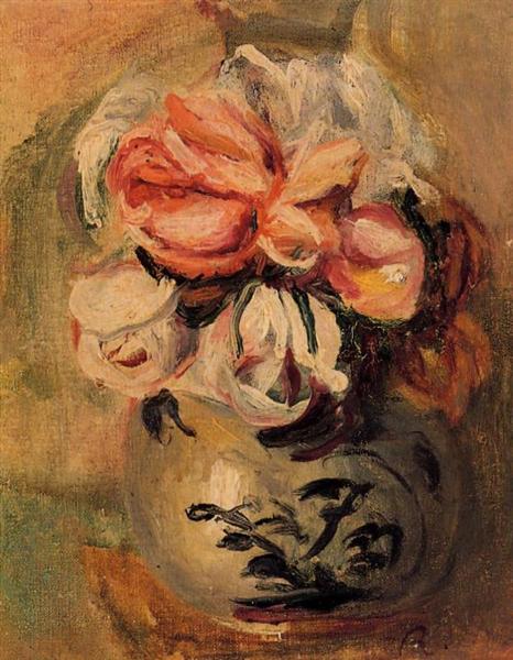 Vase of Flowers - Auguste Renoir