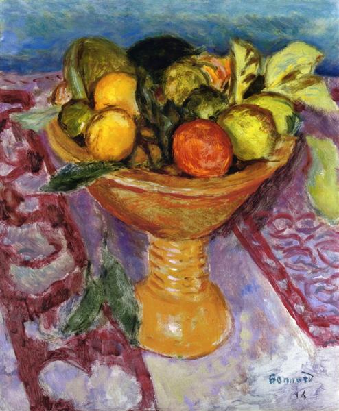 Fruit Bowl, 1914 - Pierre Bonnard