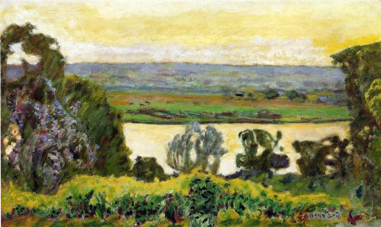 Landscape at Vernon, 1915 - Пьер Боннар