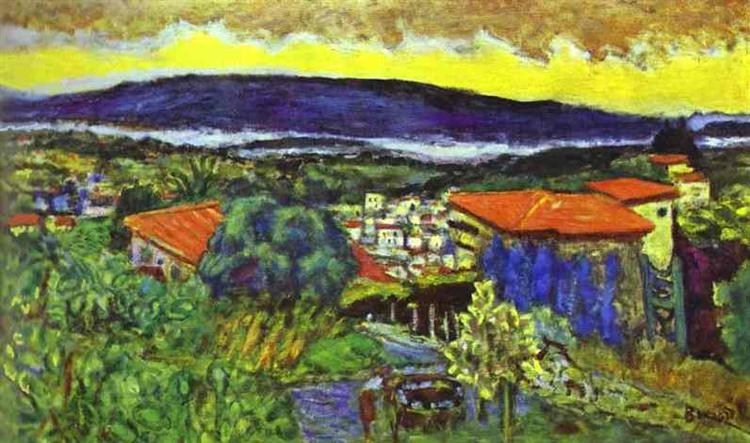 Red Roofs in Cannet, 1942 - Pierre Bonnard