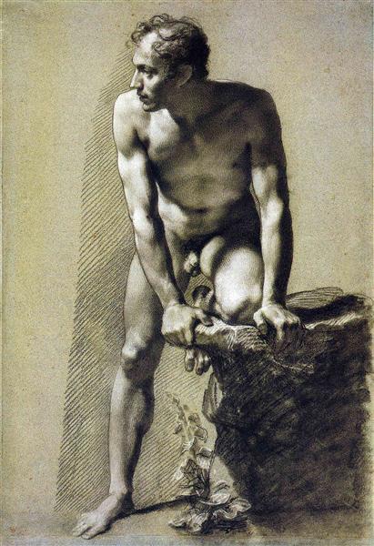 Male nude - Pierre Paul Prud'hon