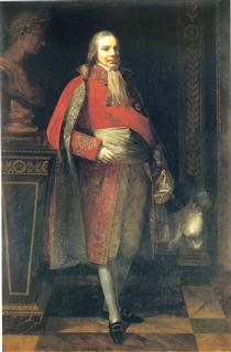 Portrait of Charles Maurice de Talleyrand-Perigord - Пьер Поль Прюдон