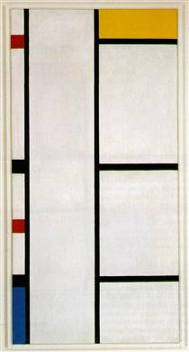 Composition No. III Blanc-Jaune - Piet Mondrian