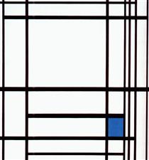 Composition with Blue - Piet Mondrian