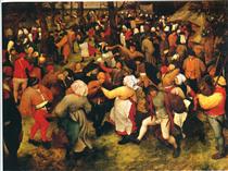 The Wedding Dance in the open air - Pieter Brueghel el Viejo