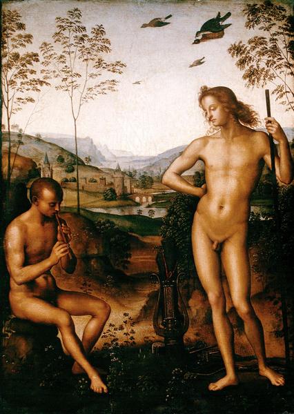 Аполлон и Марсий, 1495 - Пьетро Перуджино