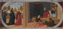 Nascimento da Virgem - Pietro Perugino