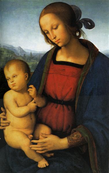 Мадонна с младенцем, 1498 - 1500 - Пьетро Перуджино