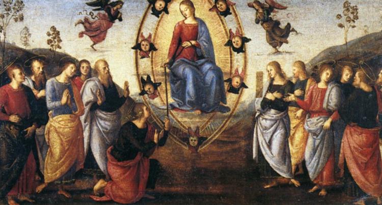 Pala di Fano (Assumption), 1497 - Pietro Perugino