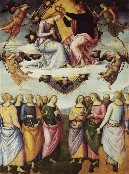 Pala di San Francesco al Monte (The Coronation of the Virgin), 1504 - 佩魯吉諾