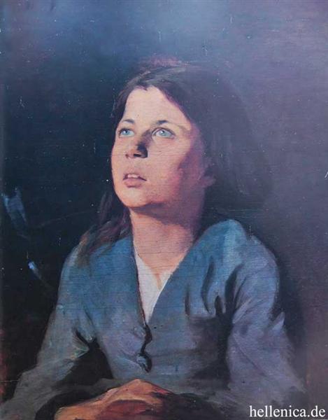 Portrait of a girl - Polychronis Lembesis