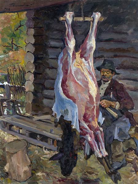 Carcase of calf, 1946 - Pyotr Konchalovsky