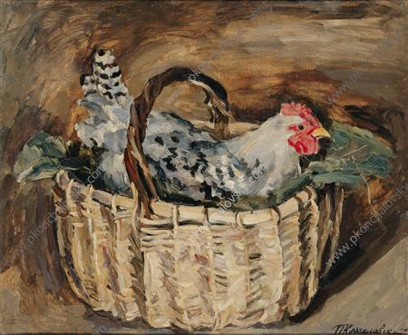 Cock in a basket, 1930 - Петро Кончаловський