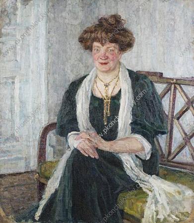 Portrait of Zinaida Kozhukhovskaya, 1906 - Piotr Kontchalovski