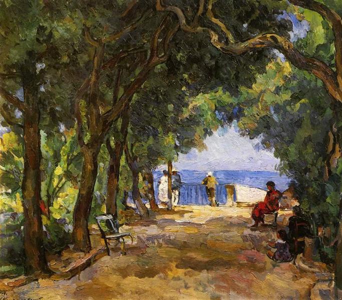 Sorrento. Garden., 1924 - Петро Кончаловський